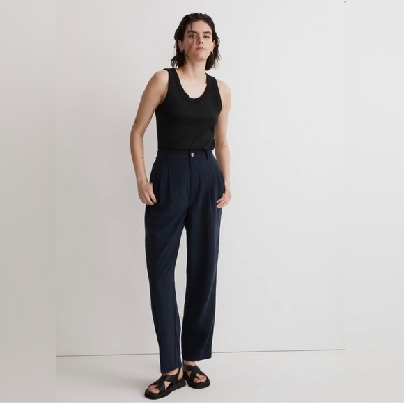 NWT Madewell The Tailored Tapered Pant in Softdrape Size 2 - Picture 1 of 8